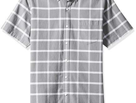 Men'S Regular-Fit Short-Sleeve Pocket Oxford Shirt